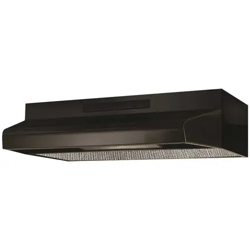 Air King ES246ADA ADA Series 24 in. ENERGY STAR Certified Convertible Under Cabinet Range Hood with Light in Black