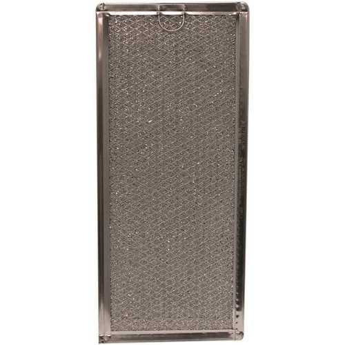 All-Filters G-6802 5-7/8 in. x 13-3/8 in. x 1/8 in. (PT SS) Aluminum Mesh Filter, Replacement Filter For WB06X10596
