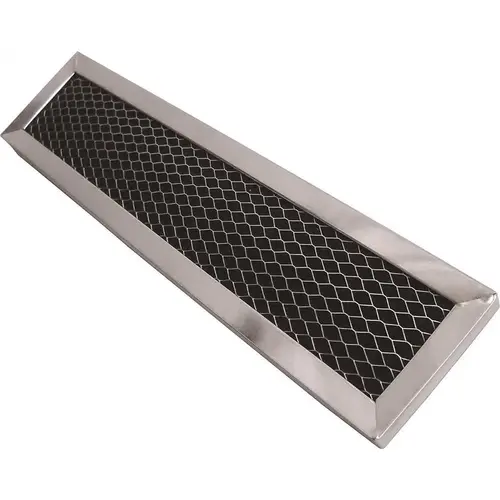 10-3/4 in. x 16-1/4 in. x 3/32 in. Carbon Range Hood Filter with Spring Clip, for Part BPSF36 Gray