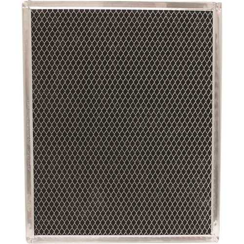 All-Filters C-62161 10-3/4 in. x 13-1/4 in. x 3/32 in. Carbon Range Hood Filter with Spring Clip, Replacement for BPSF30