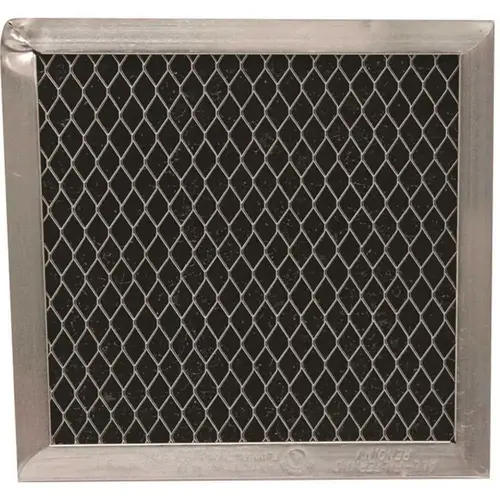 5-1/8 in. x 5-3/8 in. x 3/8 in. Carbon Filter, Replacement Filter For 820623A Gray