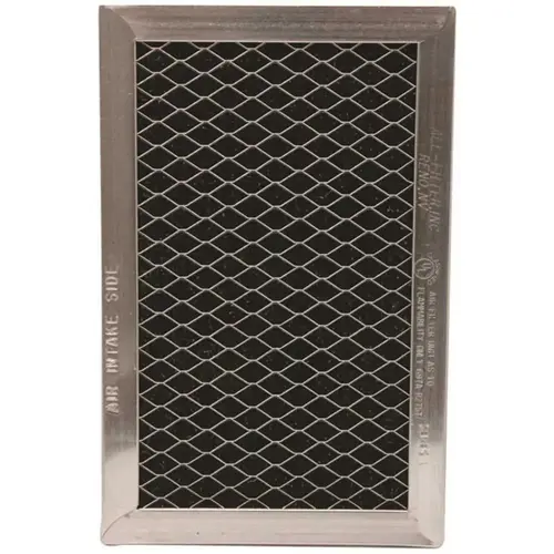 3-7/8 in. x 6-1/8 in. x 3/8 in. Carbon Filter, Replacement Filter For WB06X10823, WB02X11124 Black