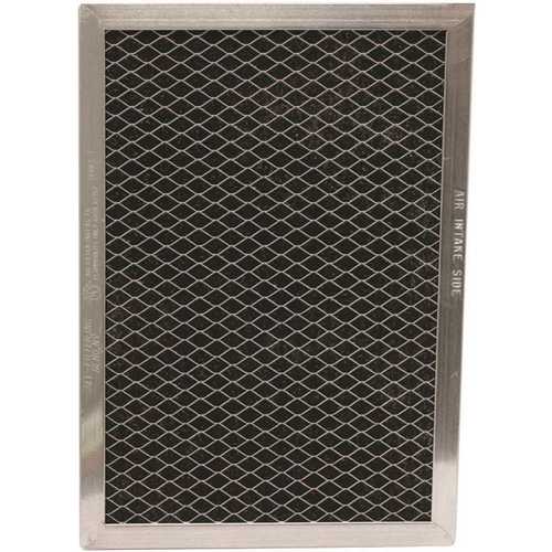 All-Filters C-6157 6-1/8 in. x 8-3/4 in. x 3/8 in. Carbon Filter, Replacement Filter For Part WB02X10733, JX81B