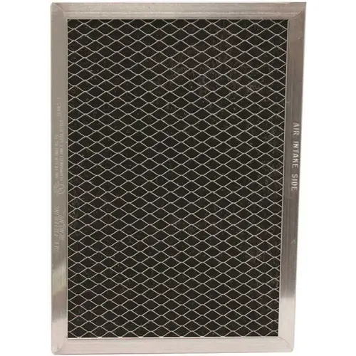 6-1/8 in. x 8-3/4 in. x 3/8 in. Carbon Filter, Replacement Filter For Part WB02X10733, JX81B Black