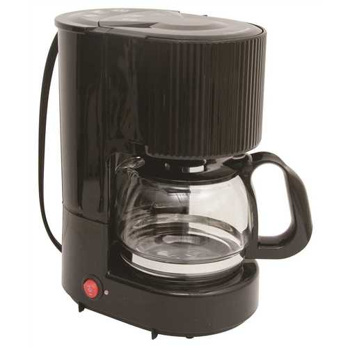 RDI-USA INC COFF-MK4 RDI-USA 4-cup coffee maker with carafe in black
