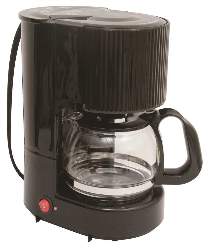 RDI-USA INC COFF-MK4 RDI-USA 4-cup coffee maker with carafe in black