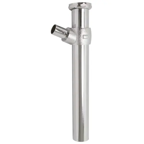 Hi-Way Dishwasher Tailpiece, Satin Chrome, 1-1/2 in. x 12 in