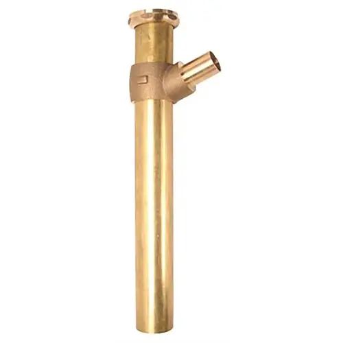 Premier 556008 1-1/2 in. x 12 in. Hi-Way Dishwasher Tailpiece, Rough Brass