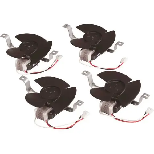 Replacement Range Hood Fan Assembly for 41000 Series Black & Silver