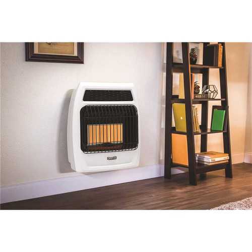 18,000 BTU Vent Free Infrared Natural Gas Thermostatic Wall Heater