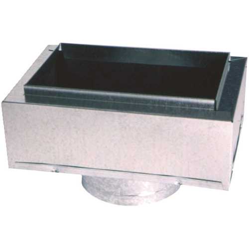 12 in. x 6 in. to 6 in. Insulated Register Box