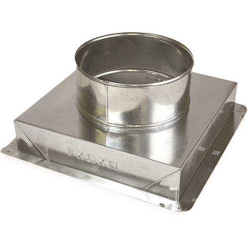 Master Flow CRB10X10X8 10 in. x 10 in. to 8 in. Ceiling Register Box
