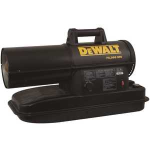 DEWALT DXH75KTHC 75,000 BTU Forced Air Kerosene Portable Heater
