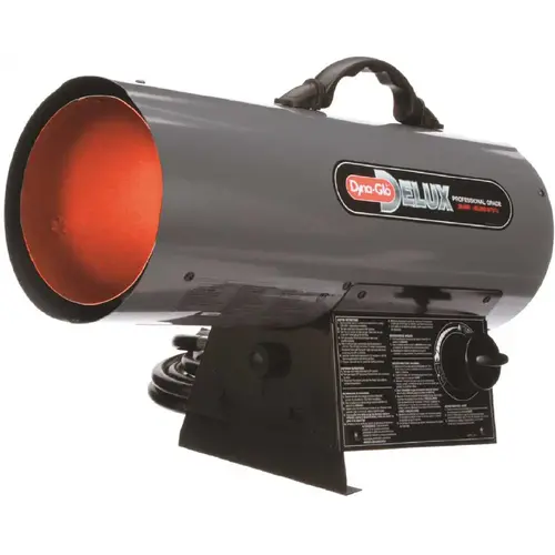 Dyna-Glo RMC-FA60DGD 30K-60K BTU LP Forced Air Propane Portable Heater Gray