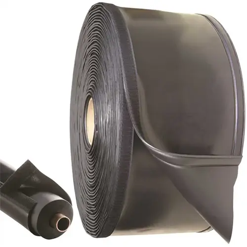 AIREX E-FLEX GUARD, HVAC LINE SET AND OUTDOOR PIPE INSULATION PROTECTION, FITS 3/4 IN. INSULATION, 75 FT. MEGA ROLL Black