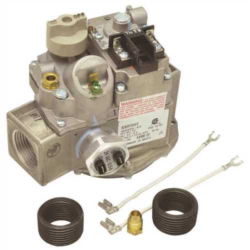 Robertshaw 700-059 Gas Valve, Slow Opening, 720,000 BTUH 24-Volt Coil Natural Gas Inlet Size 1 in