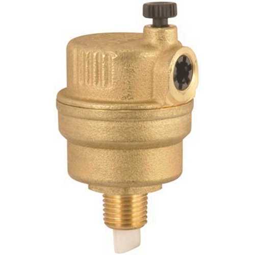 Watts 0590716 Automatic Vent Valve, 1/4 IN. MIP Brass