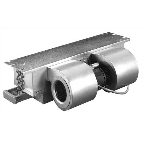 HBC horizontal recessed fan coil unit. Chilled water and hot water. 2 pipe with 3 row coil. 800 cfm left handed model