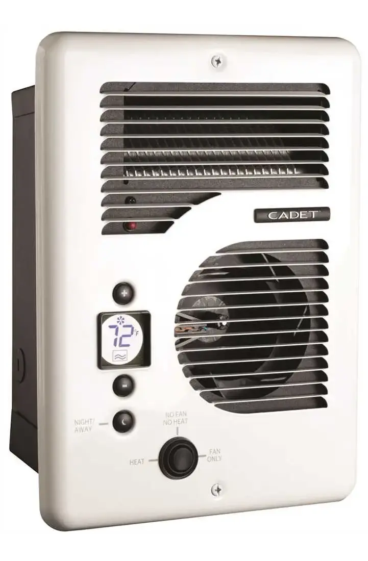 Cadet CEC163TW EnergyPlus 1600-Watt 120/240-Volt In-Wall Electric