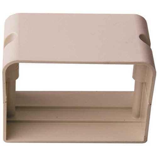 SpeediChannel 4 in. PVC Union Coupling for Ductless Mini-Split Line-Set Cover System in White