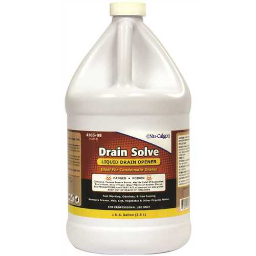 National Brand Alternative 4165-08 1 Gal. Drain Solve Liquid Drain Opener - pack of 4