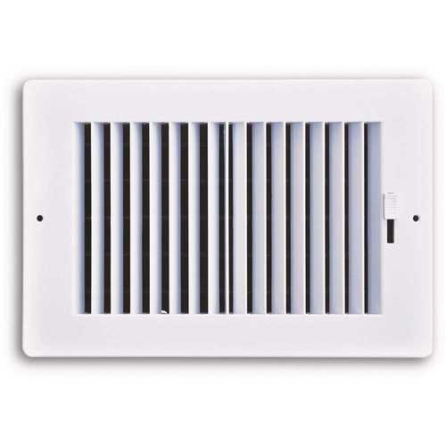 10 in. x 4 in. 2-Way Plastic Wall/Ceiling Register