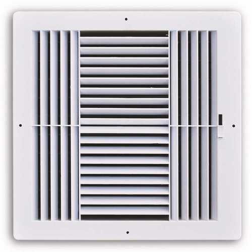 6 in. x 6 in. 4-Way Plastic Wall/Ceiling Register