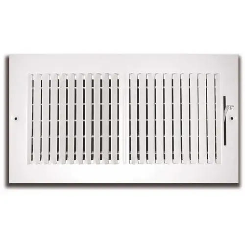 16 in. x 6 in. 2-Way Wall/Ceiling Register White