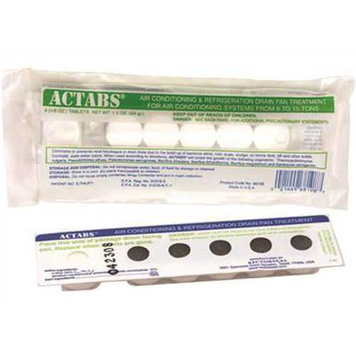 RectorSeal 68108 Actabs Air Conditioning Drain Pan Treatment (/Pouch)