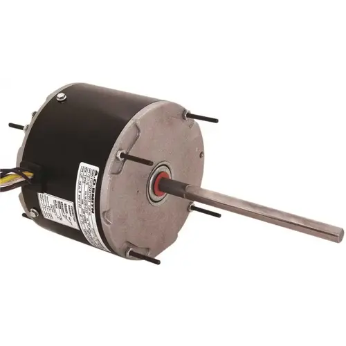 4-IN-1 HEATMASTER CONDENSER FAN MOTOR, 5-5/8 IN., 208 - 230 VOLTS, 3.6 AMPS, 1/2 - 1/5 HP, 1,075 RP Black