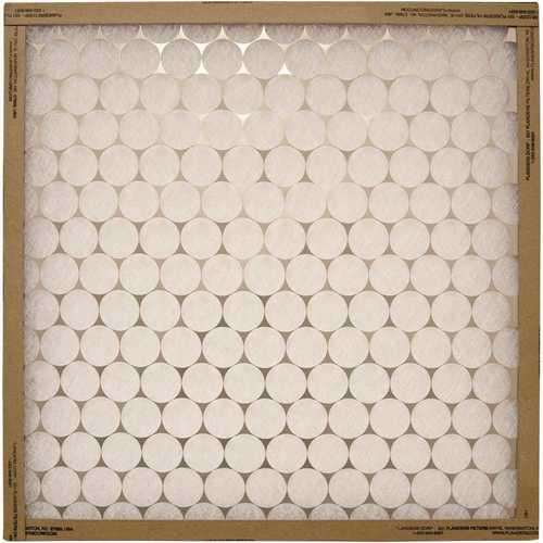 EZ FLOW MERV 4 FLAT-PANEL FIBERGLASS AIR FILTER, 8X24X1 IN