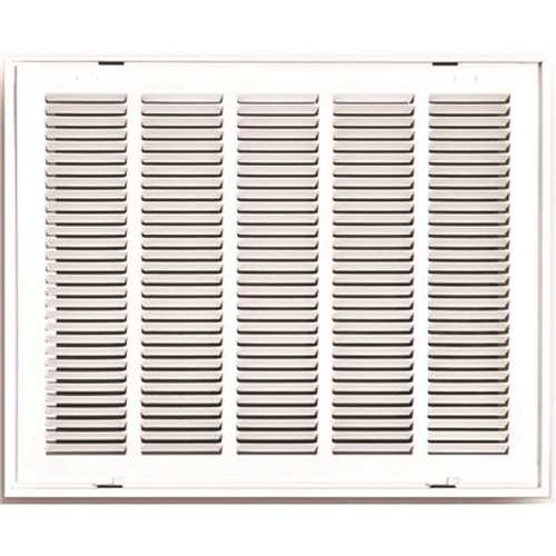 TruAire 190 20X20 20 in. x 20 in. White Stamped Hinged Return Air Filter Grille