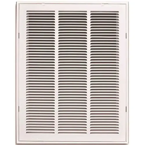 TruAire 190RF 20X30 20 in. x 30 in. White Stamped Return Air Filter Grille with Removable Face