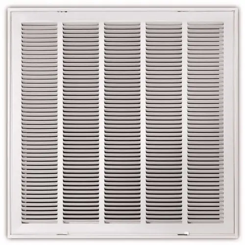 TruAire 190RF 24X24 24 in. x 24 in. White Stamped Return Air Filter Grille with Removable Face