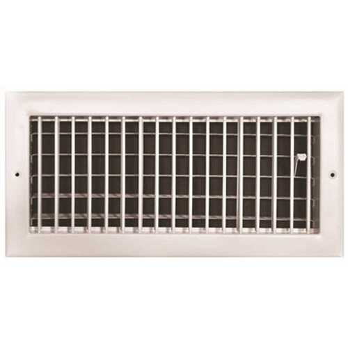 TruAire 210VM 14X06 14 in. x 6 in. Adjustable 1 Way Wall/Ceiling Register White