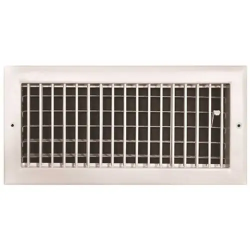 TruAire 210VM 14X06 14 in. x 6 in. Adjustable 1 Way Wall/Ceiling Register White