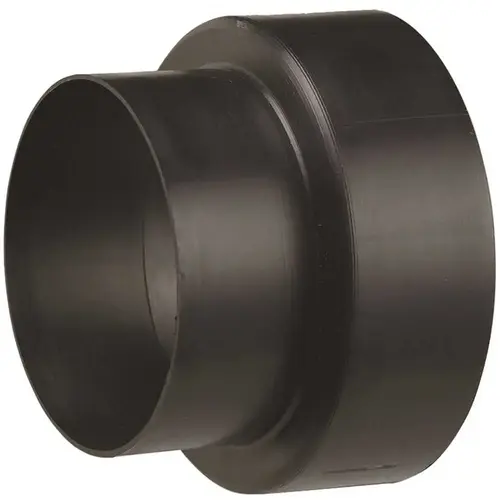 Everbilt INC34EHD 3 in. to 4 in. Plastic Duct to Duct Increaser Black