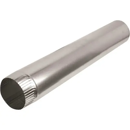 Everbilt P4E20HD 4 in. x 2 ft. Aluminum Pipe silver