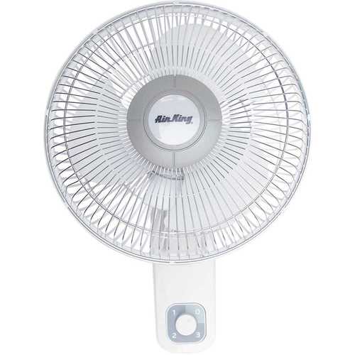 Air King 9012 12 in. 3-Speed Wall Mount Oscillating Personal Fan
