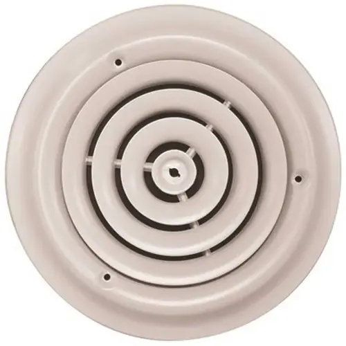 8 in. White Round Ceiling Diffuser (Duct Opening Measurement)