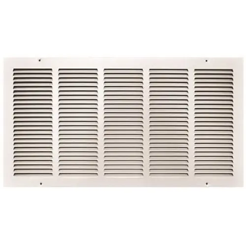 24 in. x 12 in. White Stamped Return Air Grille