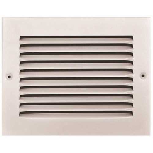 TruAire 170 08X06 8 in. x 6 in. White Stamped Return Air Grille