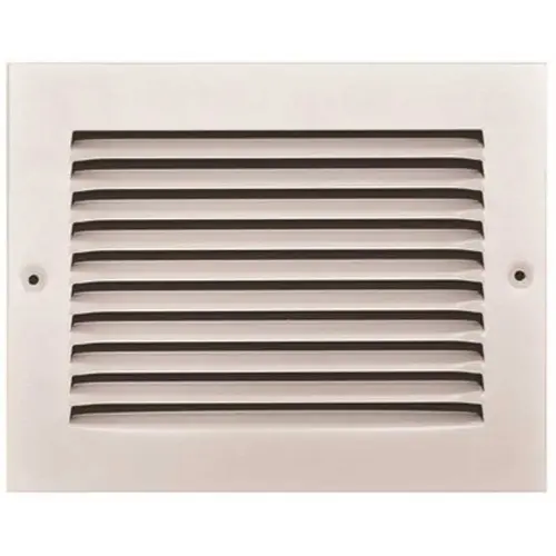 TruAire 170 08X06 9-3/4 in. x 7-3/4 in. White Stamped Return Air Grille