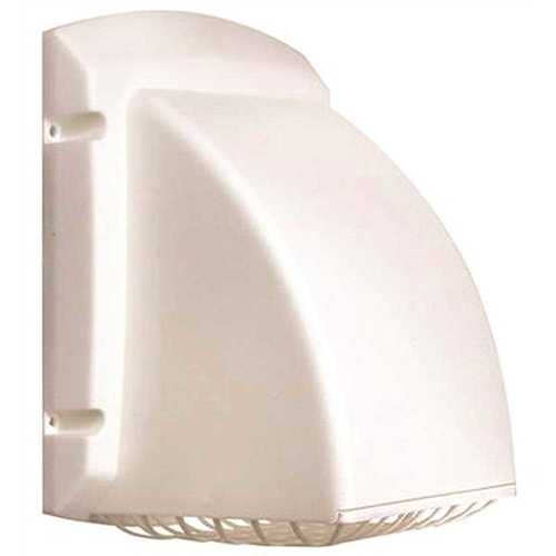 Dundas Jafine PMC4WX ProMax Exhaust Cap, 4 in Duct, Polypropylene, White