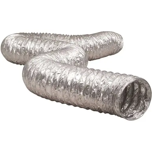 National Brand Alternative TD425 4 in. x 25 ft. ProFlex Aluminum Dryer Duct Silver