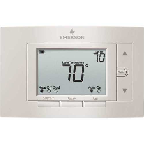 Emerson 1F85U-22NP Digital Non-Programmable Thermostat