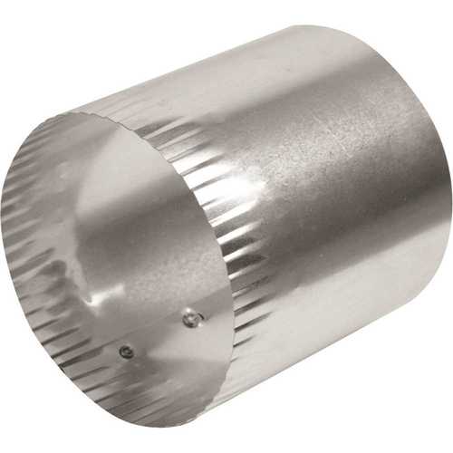 Everbilt FDC4XHD8 4 in x 4 in Solid Aluminum Duct Connector