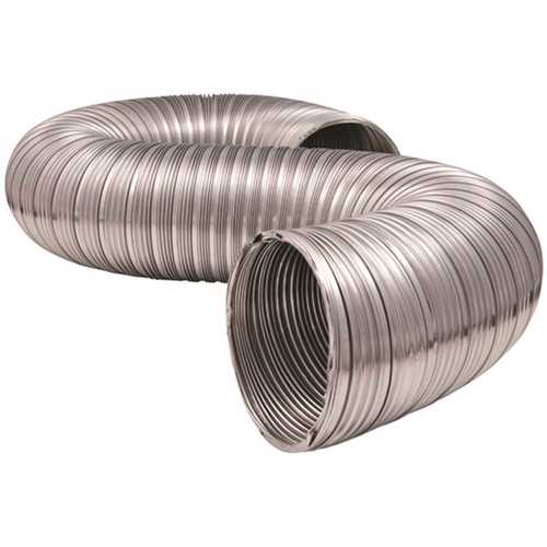 4 in. x 8 ft. Heavy-Duty Semi-Rigid Aluminum Duct