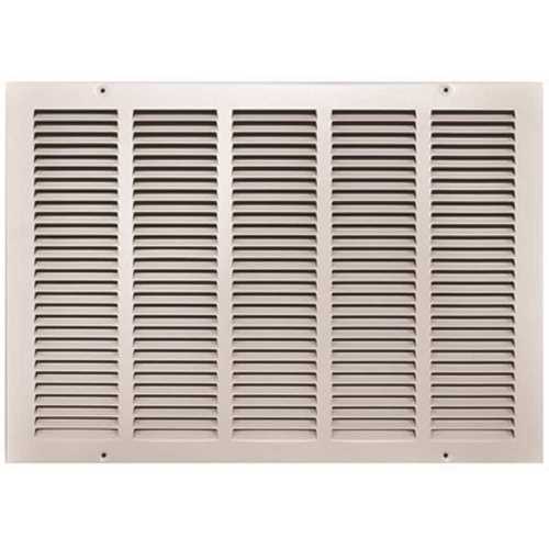 20 in. x 14 in. White Stamped Return Air Grille