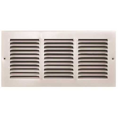 TruAire 170 14X06 14 in. x 6 in. White Stamped Return Air Grille